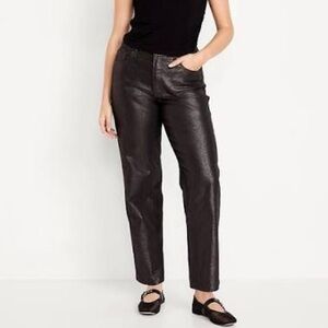 Old Navy shiny glitter Women Jeans 10 never used blue dark